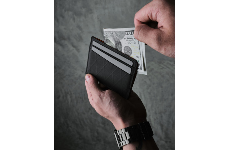 Minimalist Ark wallet by Alpaka